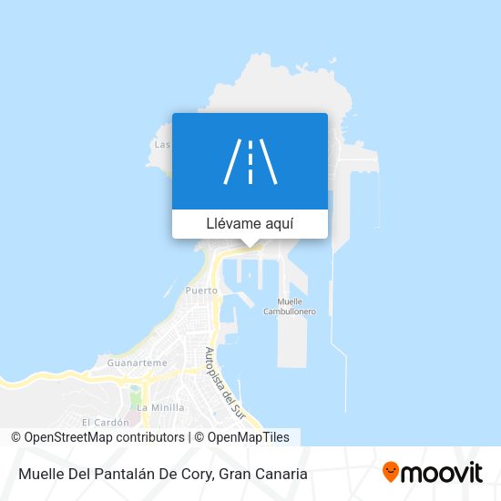 Mapa Muelle Del Pantalán De Cory