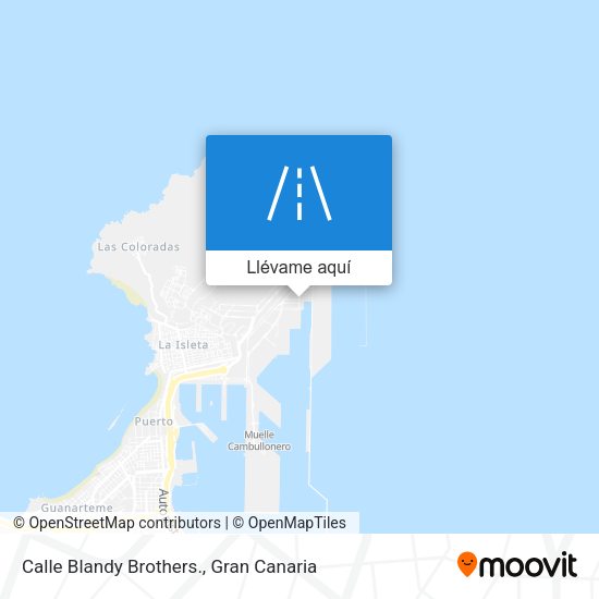 Mapa Calle Blandy Brothers.