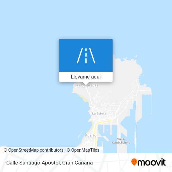 Mapa Calle Santiago Apóstol
