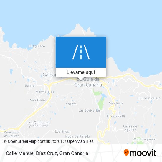 Mapa Calle Manuel Díaz Cruz