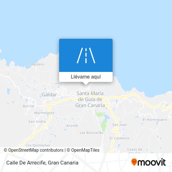 Mapa Calle De Arrecife