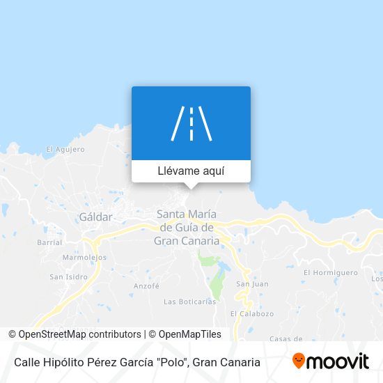 Mapa Calle Hipólito Pérez García "Polo"