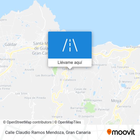 Mapa Calle Claudio Ramos Mendoza