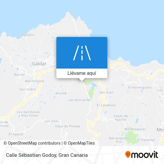 Mapa Calle Sébastian Godoy