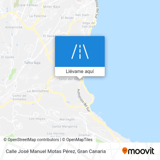 Mapa Calle José Manuel Motas Pérez