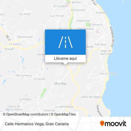 Mapa Calle Hermanos Vega
