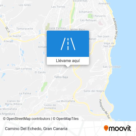 Mapa Camino Del Echedo