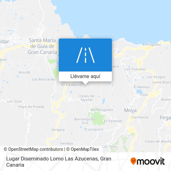 Mapa Lugar Diseminado Lomo Las Azucenas