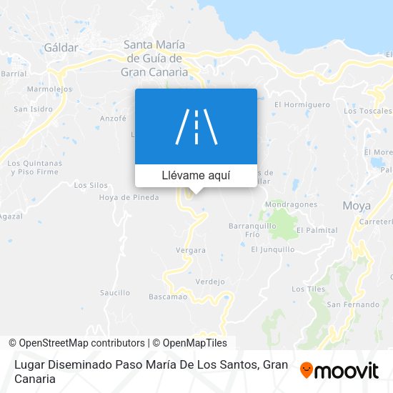 Mapa Lugar Diseminado Paso María De Los Santos