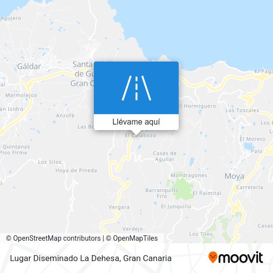 Mapa Lugar Diseminado La Dehesa