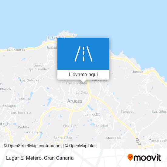 Mapa Lugar El Melero