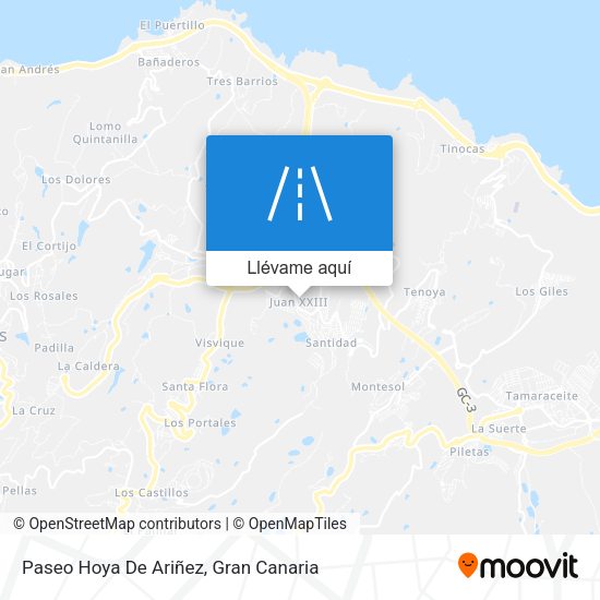 Mapa Paseo Hoya De Ariñez