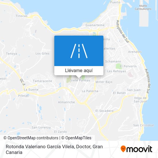 Mapa Rotonda Valeriano García Vilela, Doctor