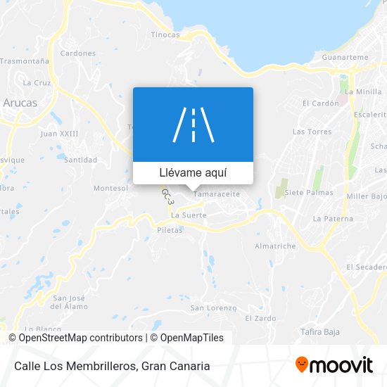 Mapa Calle Los Membrilleros