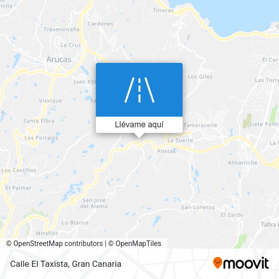 Mapa Calle El Taxista