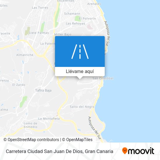 Mapa Carretera Ciudad San Juan De Dios