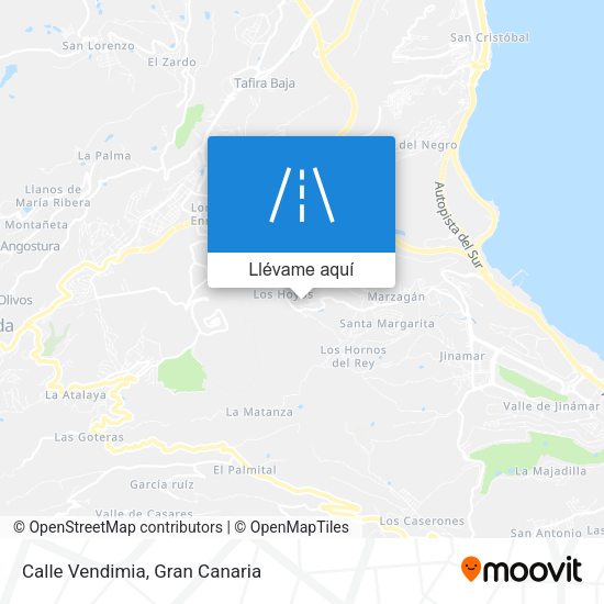 Mapa Calle Vendimia