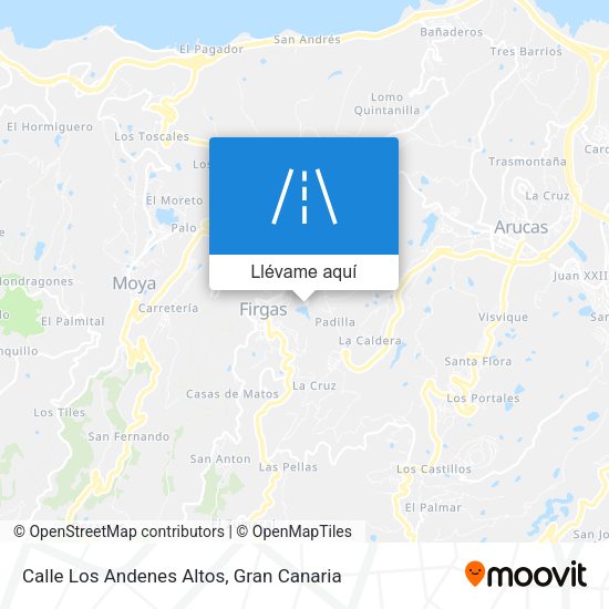 Mapa Calle Los Andenes Altos