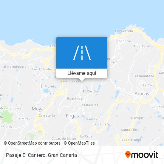 Mapa Pasaje El Cantero