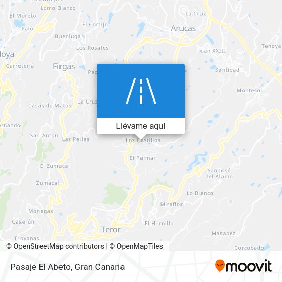 Mapa Pasaje El Abeto
