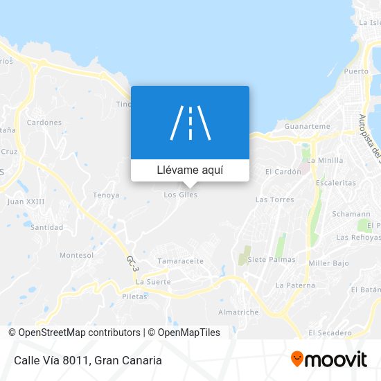 Mapa Calle Vía 8011