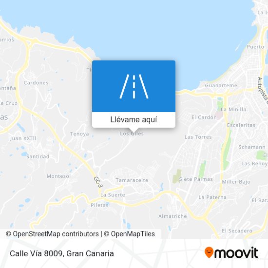 Mapa Calle Vía 8009