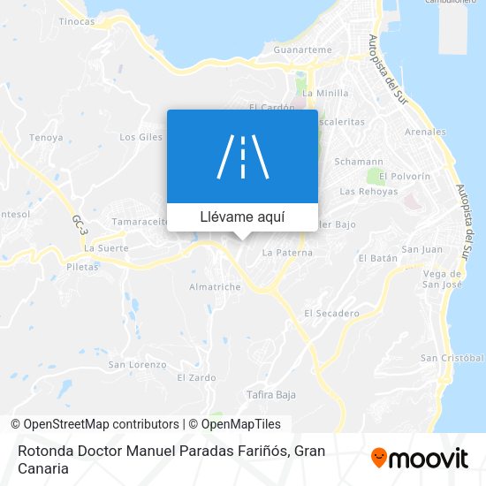 Mapa Rotonda Doctor Manuel Paradas Fariñós