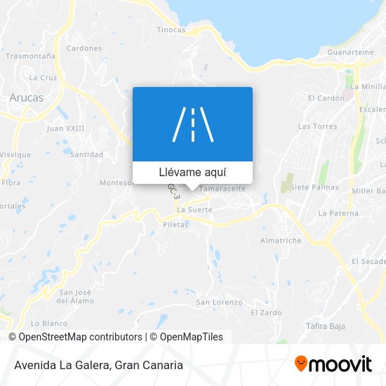 Mapa Avenida La Galera
