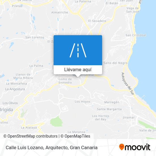 Mapa Calle Luis Lozano, Arquitecto
