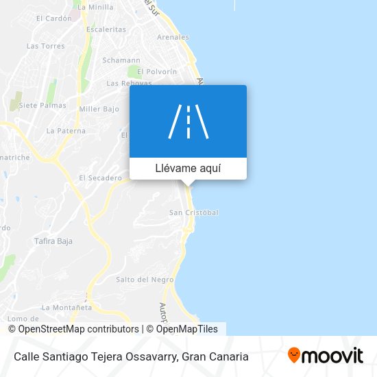 Mapa Calle Santiago Tejera Ossavarry