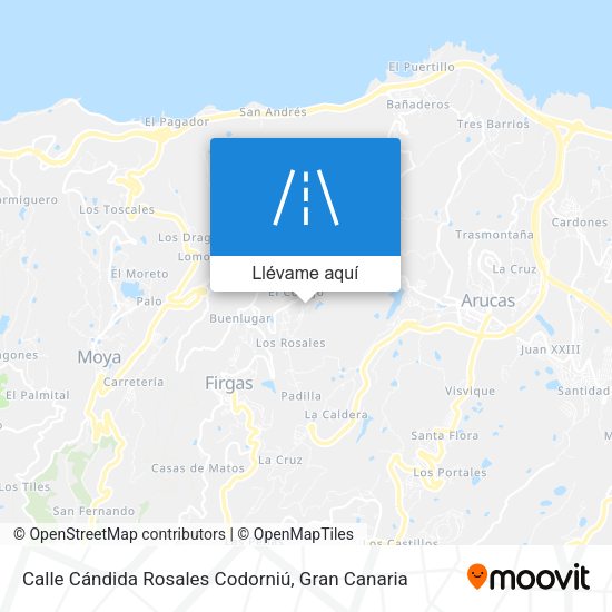 Mapa Calle Cándida Rosales Codorniú