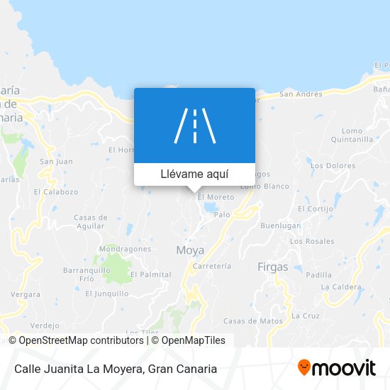 Mapa Calle Juanita La Moyera