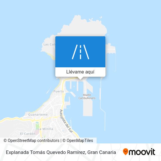 Mapa Explanada Tomás Quevedo Ramírez