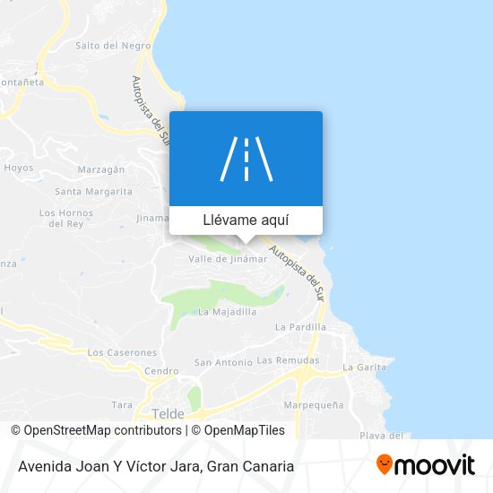 Mapa Avenida Joan Y Víctor Jara