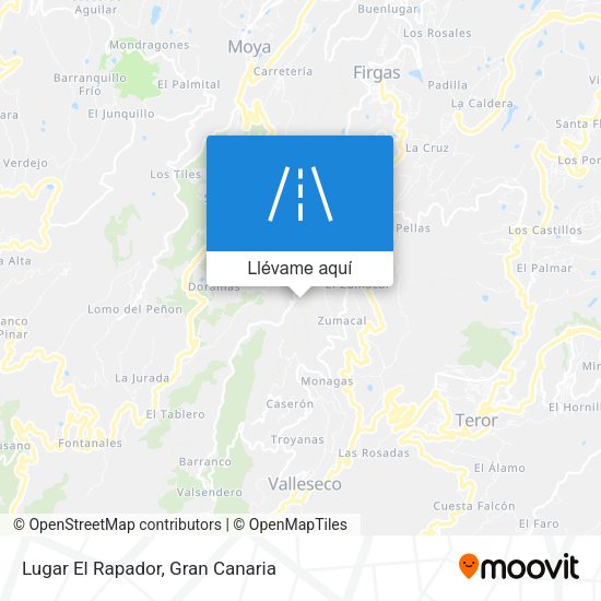 Mapa Lugar El Rapador
