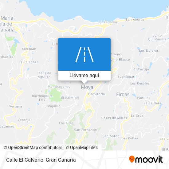 Mapa Calle El Calvario