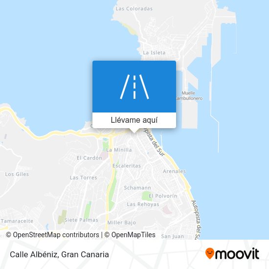 Mapa Calle Albéniz