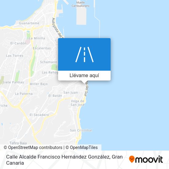 Mapa Calle Alcalde Francisco Hernández González