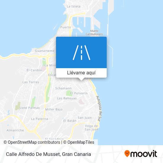 Mapa Calle Alfredo De Musset