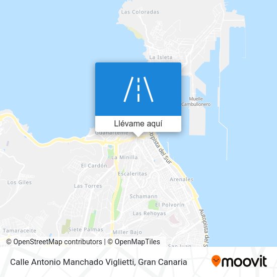 Mapa Calle Antonio Manchado Viglietti