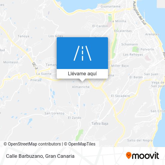 Mapa Calle Barbuzano