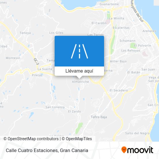 Mapa Calle Cuatro Estaciones