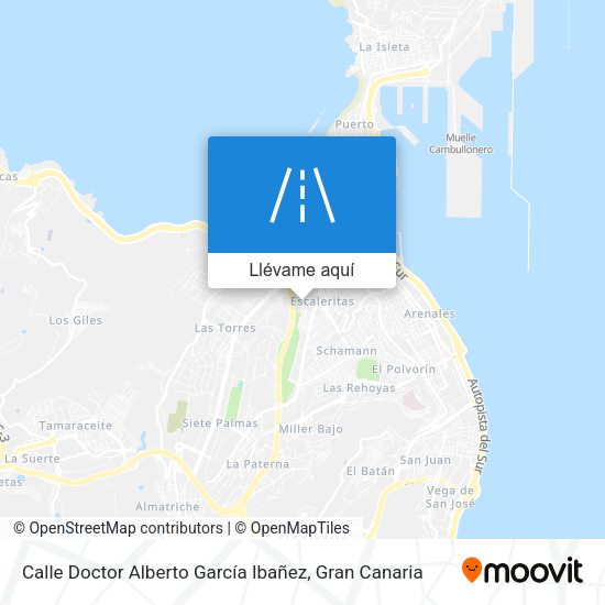 Mapa Calle Doctor Alberto García Ibañez