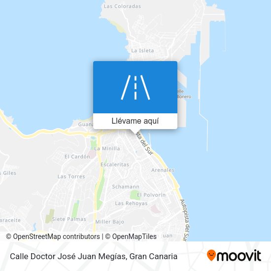 Mapa Calle Doctor José Juan Megías