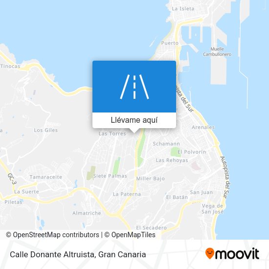 Mapa Calle Donante Altruista