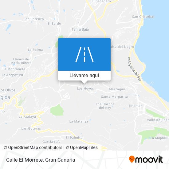 Mapa Calle El Morrete