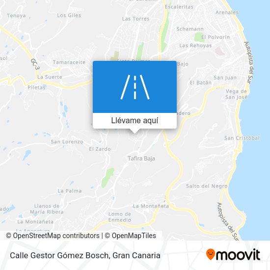 Mapa Calle Gestor Gómez Bosch