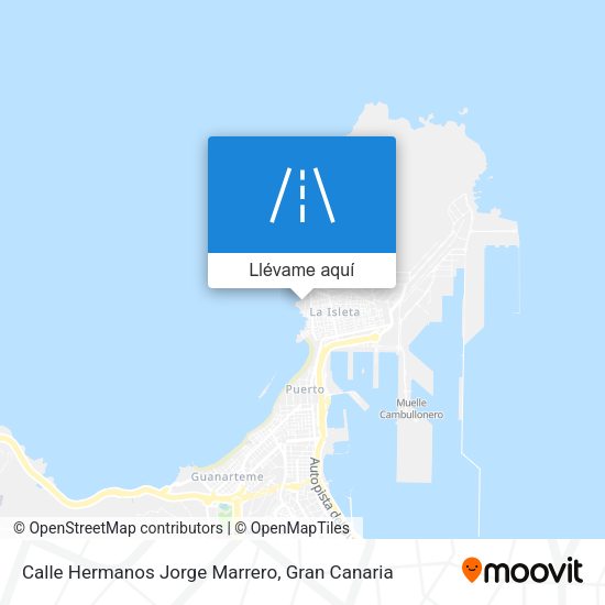Mapa Calle Hermanos Jorge Marrero
