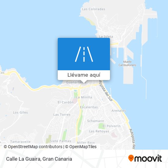 Mapa Calle La Guaira