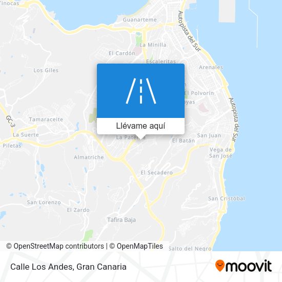 Mapa Calle Los Andes